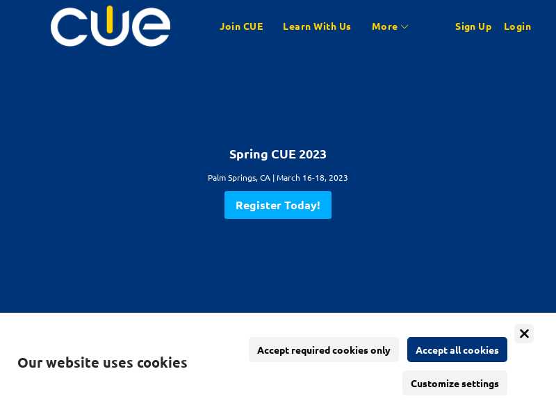 CUE - Computer Using Educators