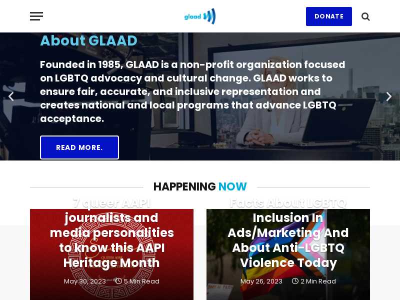 Gay & Lesbian Alliance Against Defamation (GLAAD)