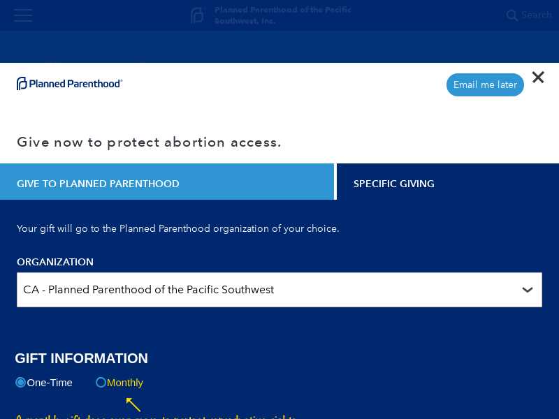 Planned Parenthood of San Diego and Riverside Counties