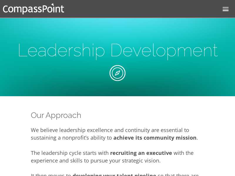 Executive Transitions-A Program of CompassPoint Nonprofit Services