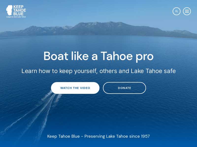 League to Save Lake Tahoe