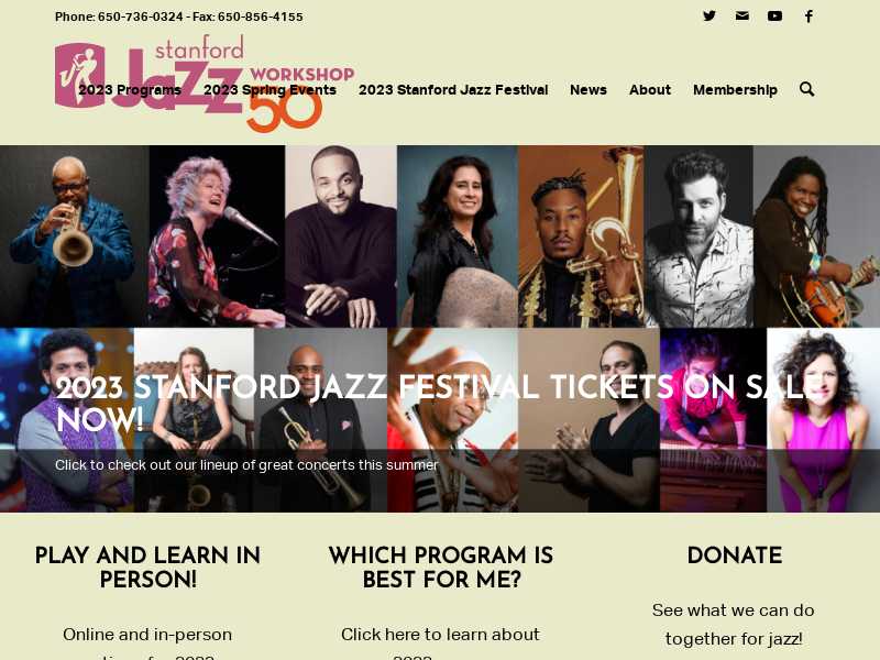 Stanford Jazz Workshop