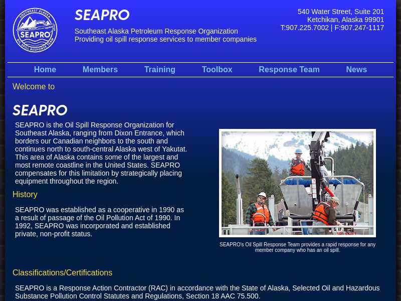 SEAPRO -- Southeast Alaska Petroleum Resource Organization