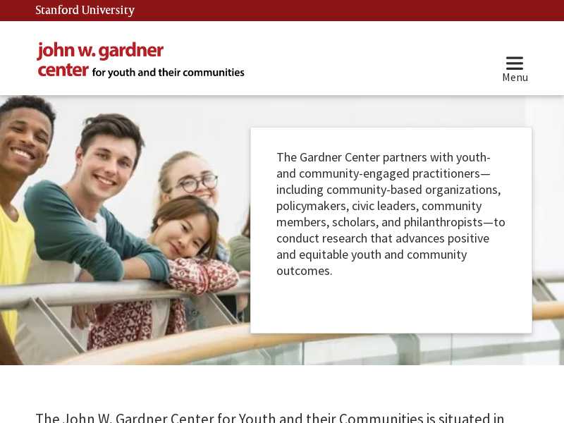 John W. Gardner Center for Youth and Their Communities