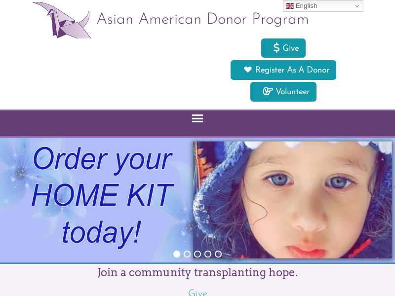Asian American Donor Program
