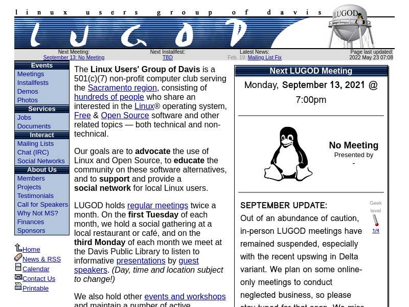Linux Users' Group of Davis