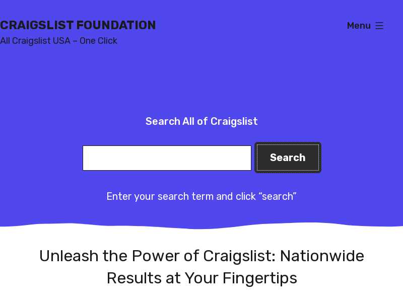 Craigslist Foundation