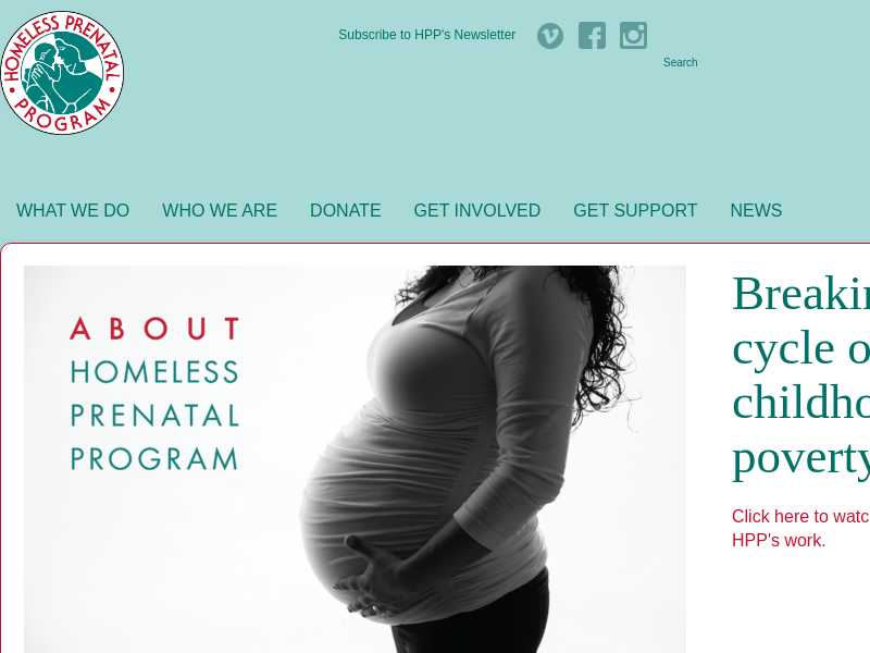 Homeless Prenatal Program