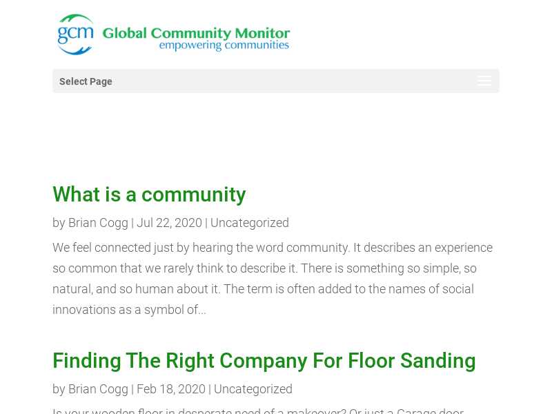 Global Community Monitor