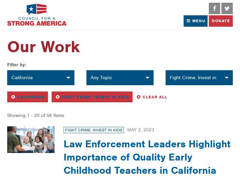 Fight Crime: Invest in Kids California