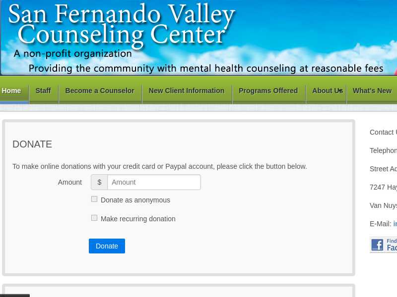 San Fernando Valley Counseling Center