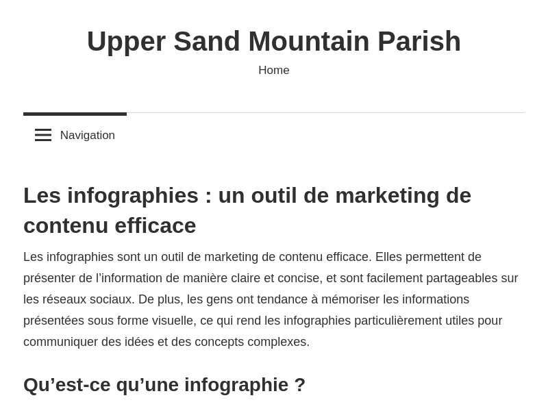 The Upper Sand Mountain Parish