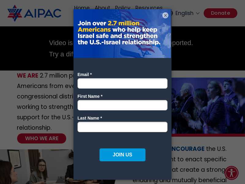 AIPAC - American Israel Public Affairs Committee