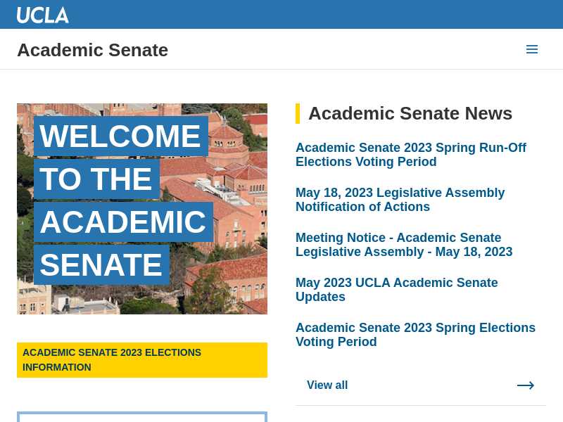 UCLA Academic Senate