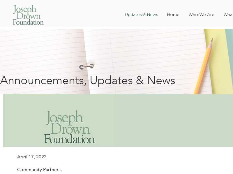 Joseph Drown Foundation