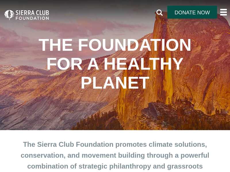 The Sierra Club Foundation