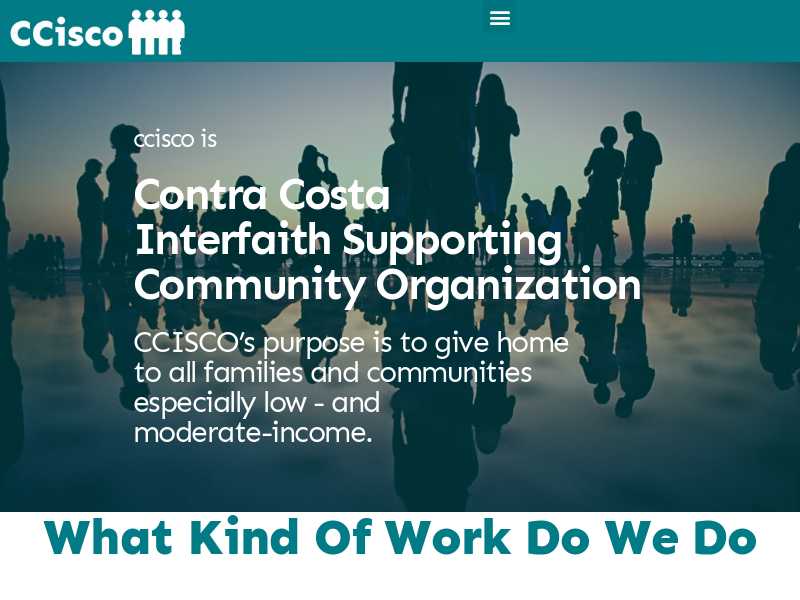 Contra Costa Interfaith Supporting Community Organization (CCISCO)