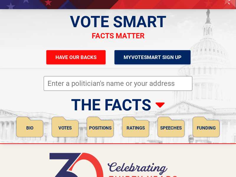 Project Vote Smart Org