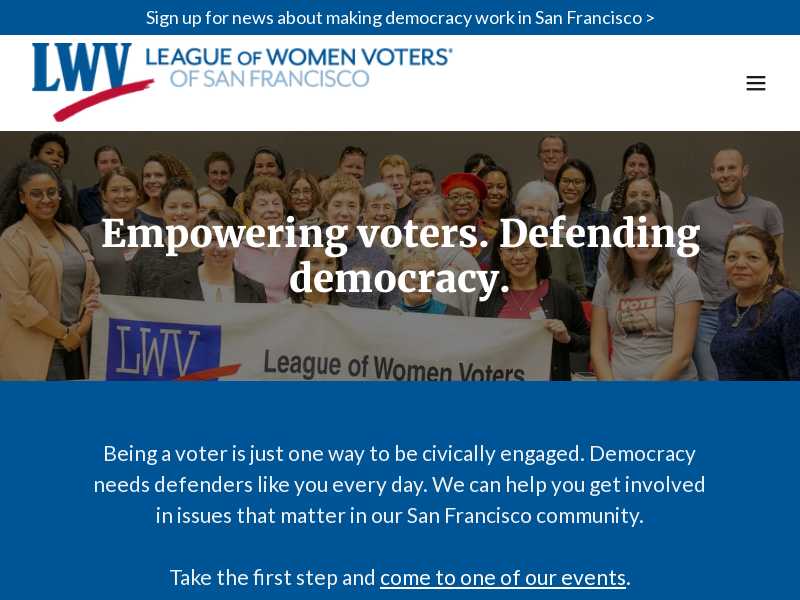 League of Women Voters of San Francisco