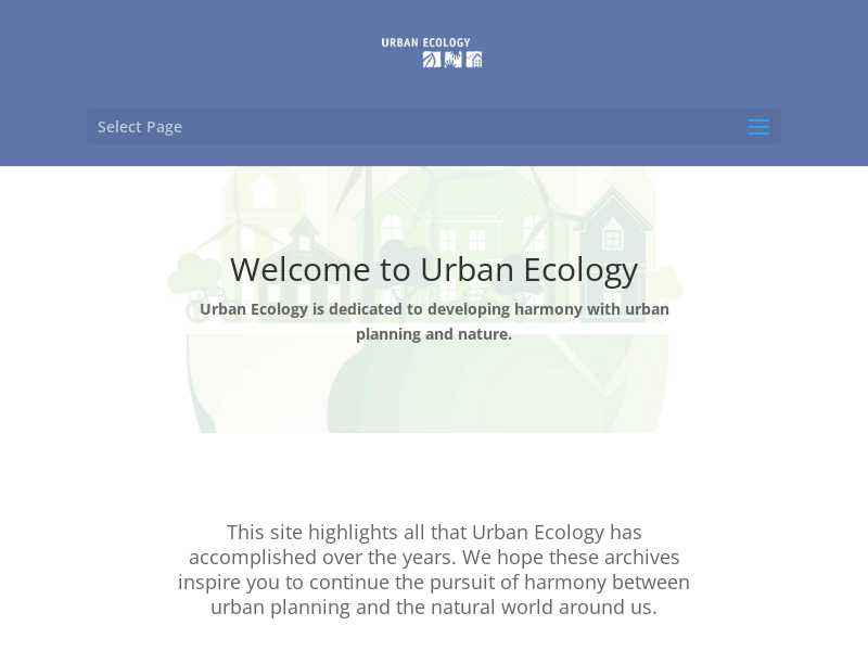 Urban Ecology