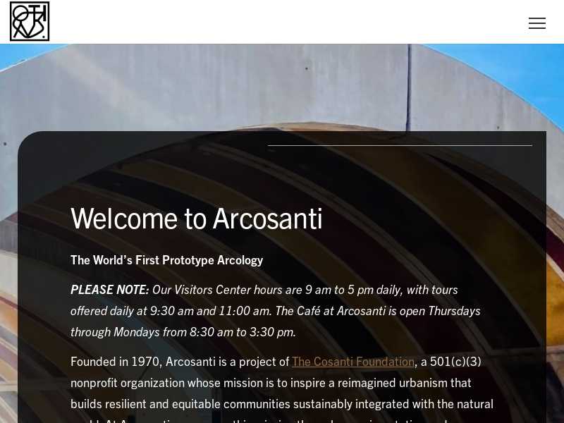 Arcosanti & Cosanti Foundation