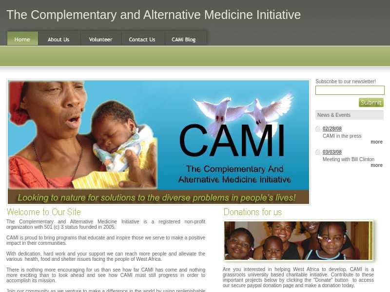 The Complementary & Alternative Medicine Initiative