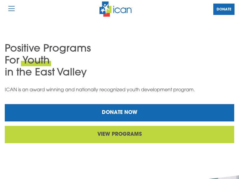 ICAN: Positive Programs for Youth