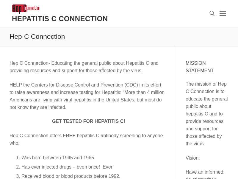 Hep C Connection