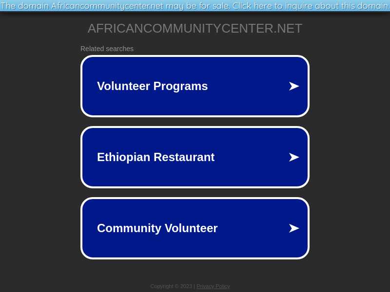 The African Community Center of Denver