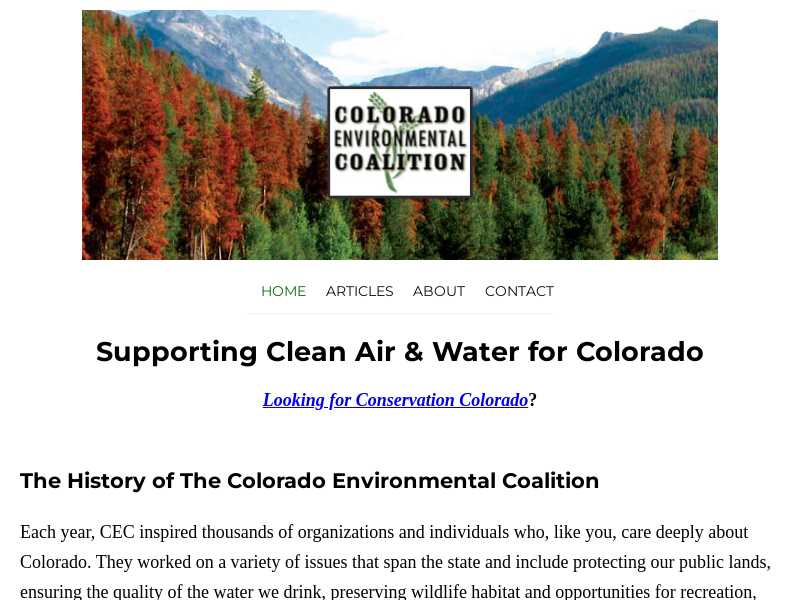 Colorado Environmental Coalition