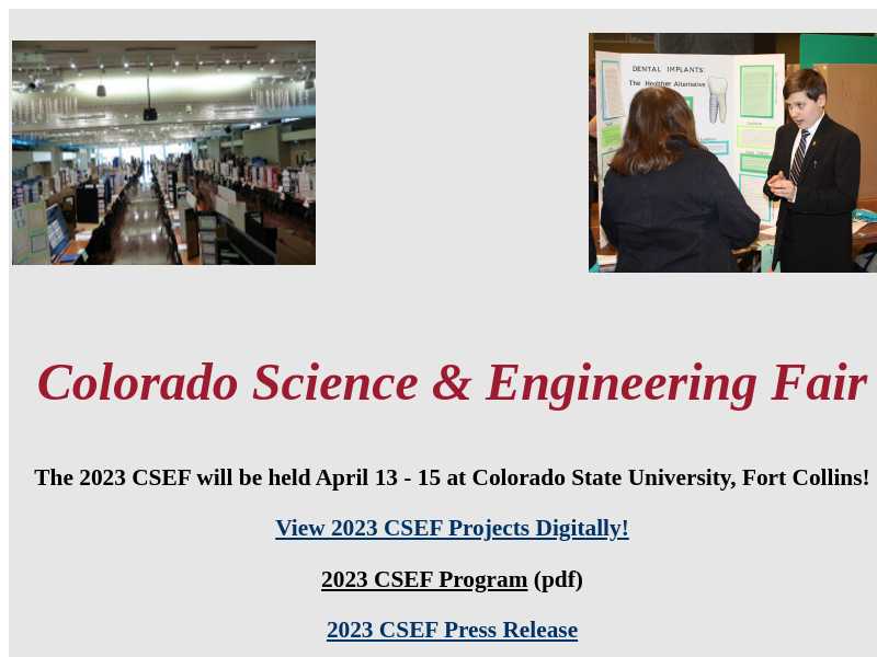 Colorado Science and Engineering Fair