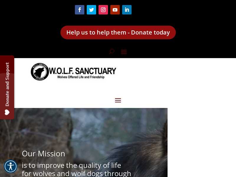W.O.L.F. Sanctuary (Wolves Offerd Life and Friendship of Colorado)