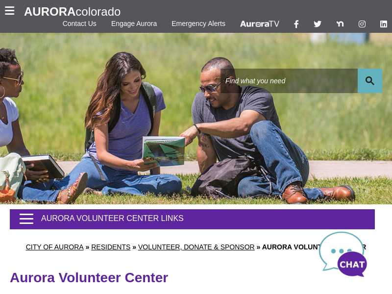 Aurora Volunteer Center