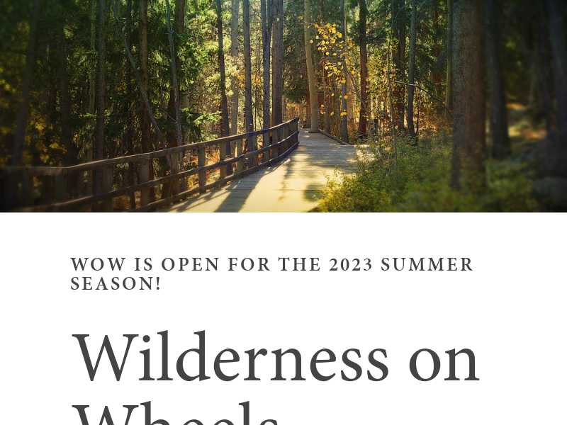 Wilderness On Wheels Foundation