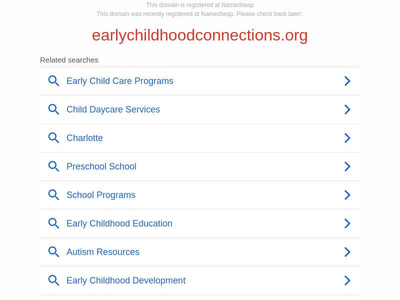 Early Childhood Connections for Arapahoe County