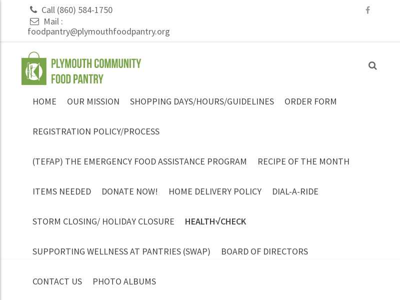 Plymouth Community Food Pantry