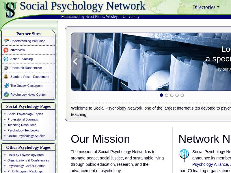 Social Psychology Network