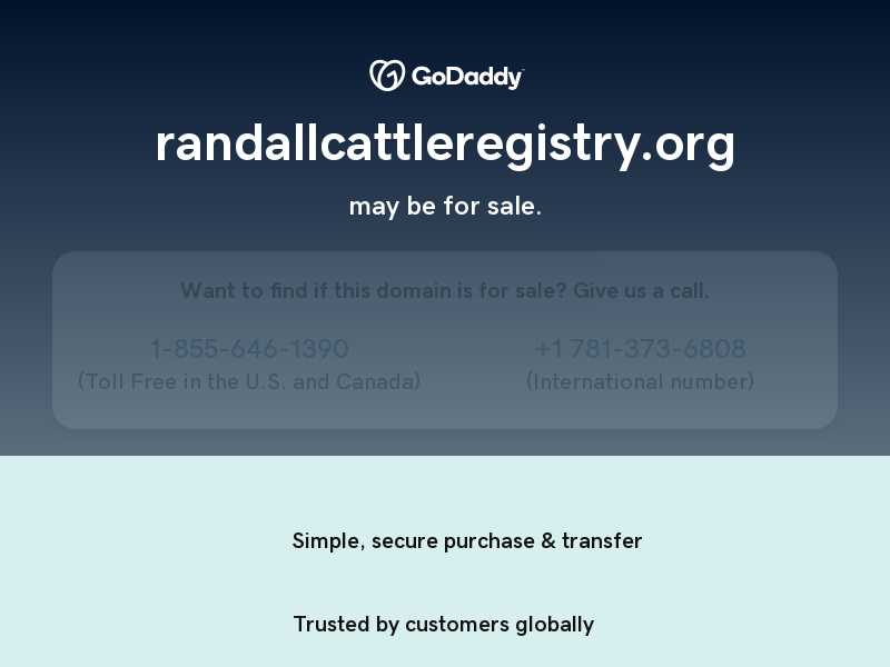 The Randall Cattle Registry Inc.