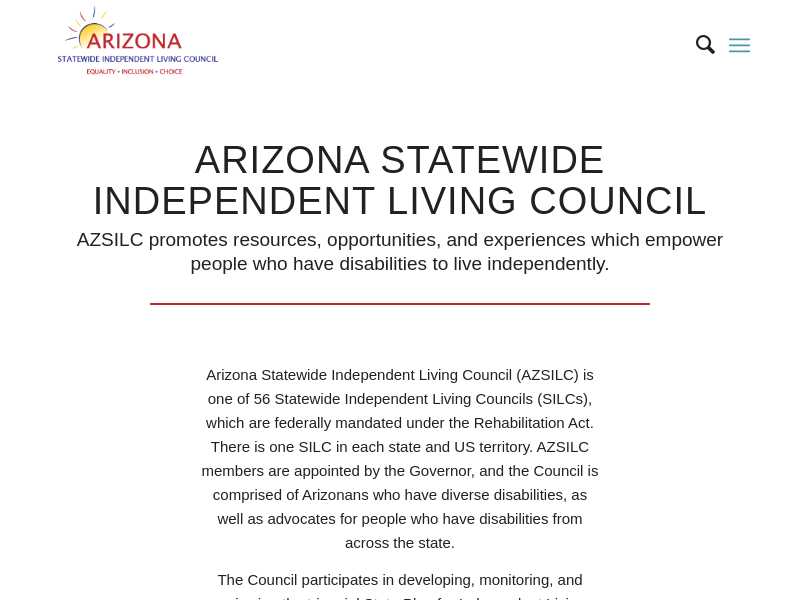 Arizona Statewide Independent Living Council