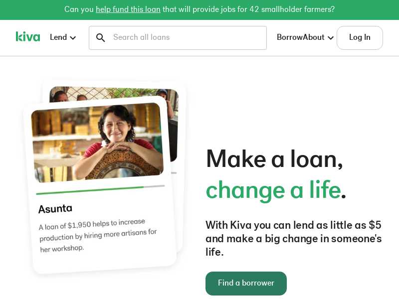 Kiva Microfunds